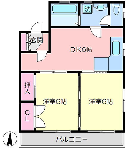 埼玉県さいたま市見沼区堀崎町 大和田駅 2DK マンション 賃貸物件詳細