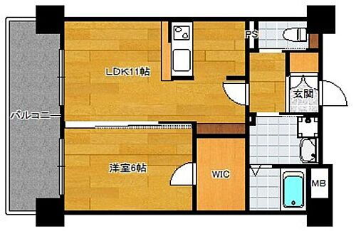 パシフィック・ベル・パーク 3階 1LDK 賃貸物件詳細