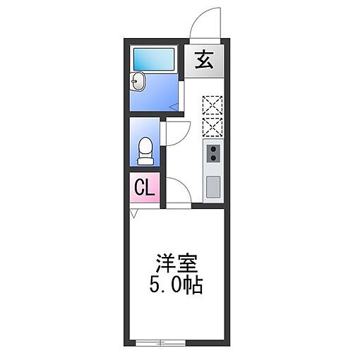 和歌山県和歌山市本脇 二里ヶ浜駅 1K アパート 賃貸物件詳細