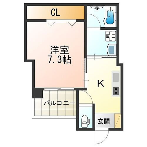 大阪府大阪市西成区岸里東2丁目 岸里玉出駅 1K マンション 賃貸物件詳細