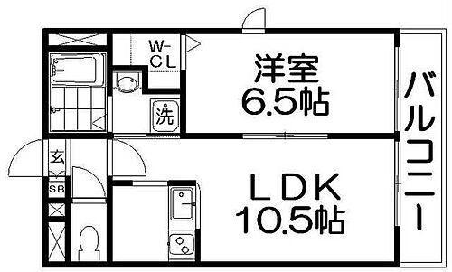大阪府枚方市南中振1丁目 光善寺駅 1LDK マンション 賃貸物件詳細