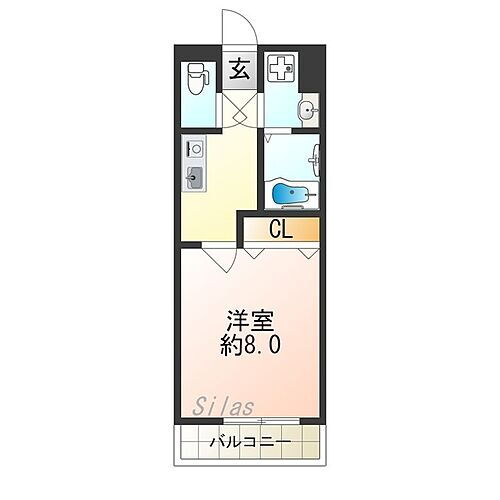 大阪府大阪市城東区新喜多東2丁目 蒲生四丁目駅 1K マンション 賃貸物件詳細