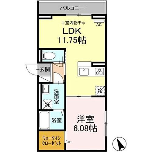 カーサ門源 3階 1LDK 賃貸物件詳細