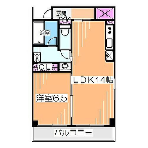 トゥレーヌ北花田 2階 1LDK 賃貸物件詳細