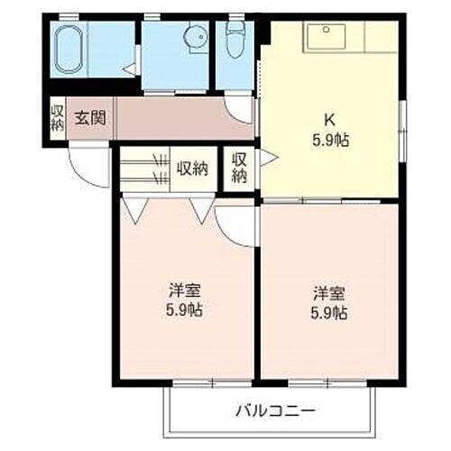 神奈川県厚木市上依知1357-5 本厚木駅 2K アパート 賃貸物件詳細