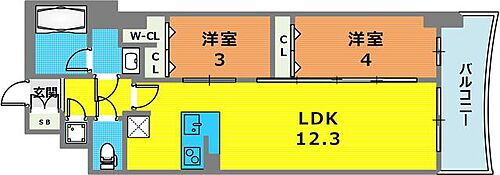 セレニテ神戸ミラク 10階 2LDK 賃貸物件詳細