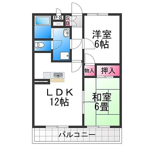 モアクレスト白鷺ＰａｒｔＩＩ 2階 2LDK 賃貸物件詳細