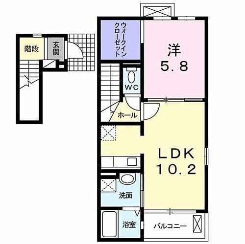 リーフェ 2階 1LDK 賃貸物件詳細