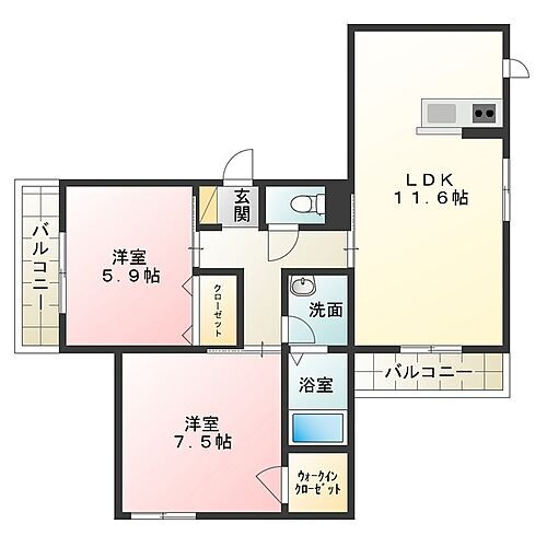 大阪府堺市西区浜寺南町2丁 浜寺公園駅 2LDK マンション 賃貸物件詳細