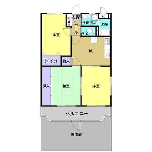 静岡県焼津市田尻北 焼津駅 3DK マンション 賃貸物件詳細