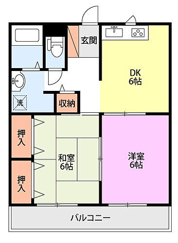 新潟県新潟市江南区城山1丁目5-22 亀田駅 2DK アパート 賃貸物件詳細