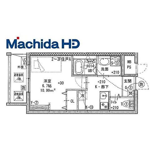 ジーイーサンク 3階 1K 賃貸物件詳細