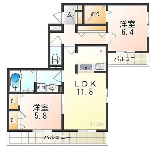 大阪府堺市堺区三宝町3丁 七道駅 2LDK アパート 賃貸物件詳細