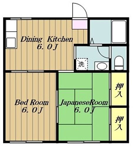 神奈川県厚木市愛甲1丁目 愛甲石田駅 2DK アパート 賃貸物件詳細