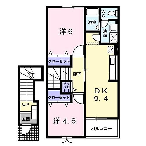 新潟県新潟市西蒲区巻甲2818-1 巻駅 2DK アパート 賃貸物件詳細