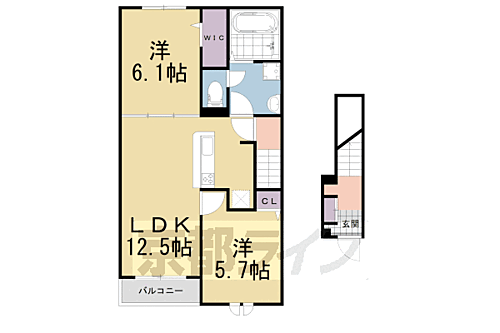 京都府木津川市山城町平尾茶屋前 賃貸アパート