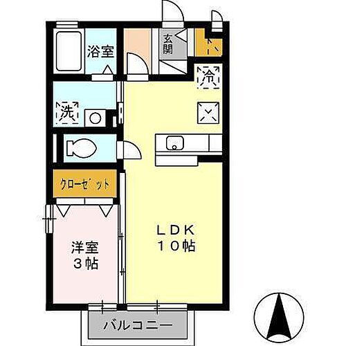 宮崎県宮崎市宮脇町 宮崎駅 1LDK アパート 賃貸物件詳細