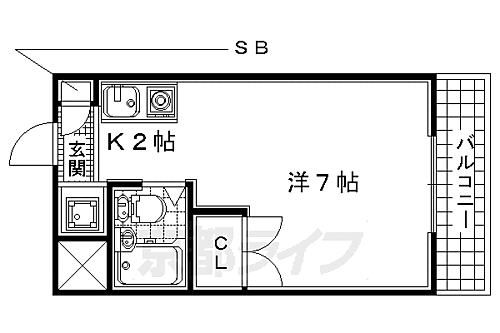 京都府宇治市大久保町南ノ口 大久保駅 1K マンション 賃貸物件詳細