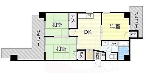 大阪府豊中市熊野町4丁目20番31号 桃山台駅 3DK マンション 賃貸物件詳細