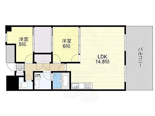 大阪府箕面市桜1丁目 牧落駅 2LDK マンション 賃貸物件詳細