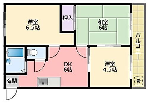 兵庫県西宮市学文殿町2丁目 鳴尾・武庫川女子大前駅 3DK マンション 賃貸物件詳細