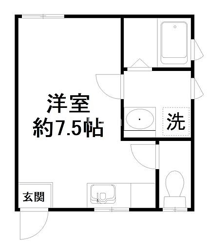 日ノ岡ハイツ 2階 ワンルーム 賃貸物件詳細