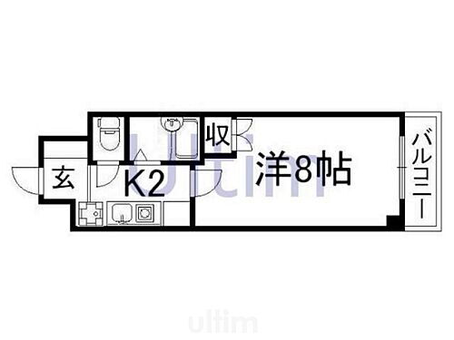 メルディアキューブ桃山 1階 1K 賃貸物件詳細