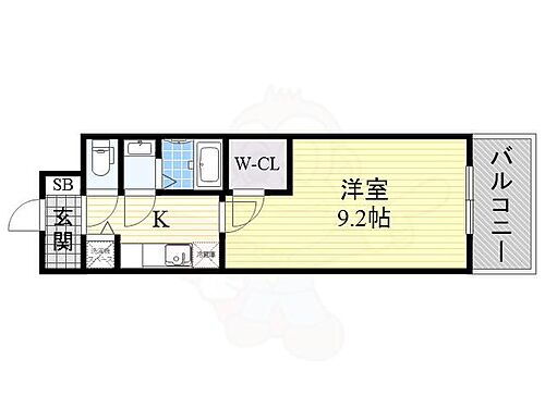 アーデンタワー靱公園 3階 1K 賃貸物件詳細