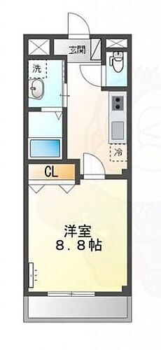 大阪府和泉市和気町1丁目 和泉府中駅 1K アパート 賃貸物件詳細