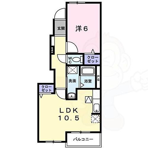 大阪府和泉市和気町３丁目 和泉府中駅 1LDK アパート 賃貸物件詳細