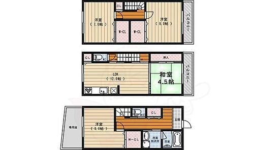 京都府京都市中京区壬生高樋町 西院駅 4LDK 一戸建て 賃貸物件詳細