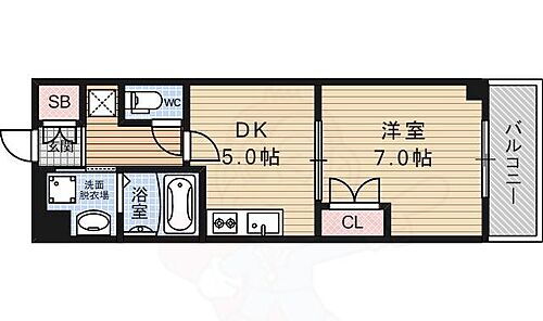 Ｍ・Ｇ　Ｈｉｌｌｓ四条河原町 3階 1DK 賃貸物件詳細