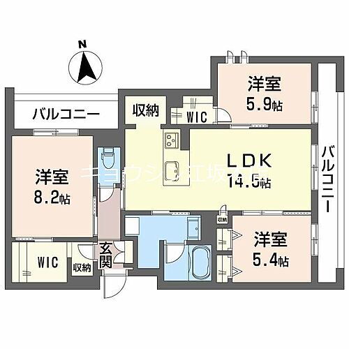 大阪府箕面市百楽荘1丁目 牧落駅 3LDK マンション 賃貸物件詳細