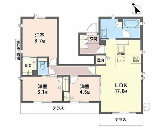 大阪府豊中市新千里西町2丁目 千里中央駅 3LDK アパート 賃貸物件詳細