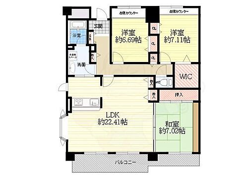 兵庫県西宮市松山町 甲子園口駅 3LDK マンション 賃貸物件詳細