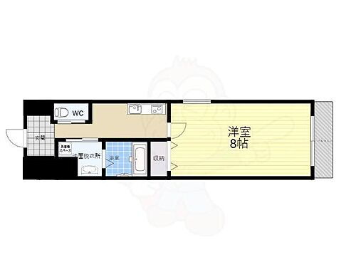 ラ・フォルムガーデン甲子園口 6階 1K 賃貸物件詳細