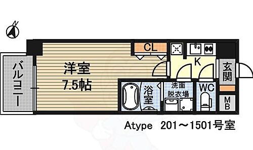 Ｓ－ＲＥＳＩＤＥＮＣＥ新大阪ＷＥＳＴ 6階 1K 賃貸物件詳細