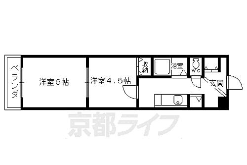 京都府京都市上京区浄福寺通五辻上る一色町 今出川駅 2K マンション 賃貸物件詳細