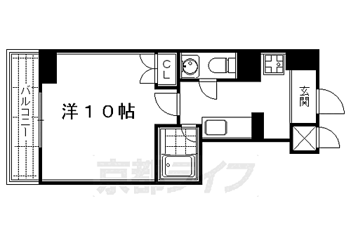 京都府京都市下京区四条通西洞院西入傘鉾町 四条駅 1K マンション 賃貸物件詳細