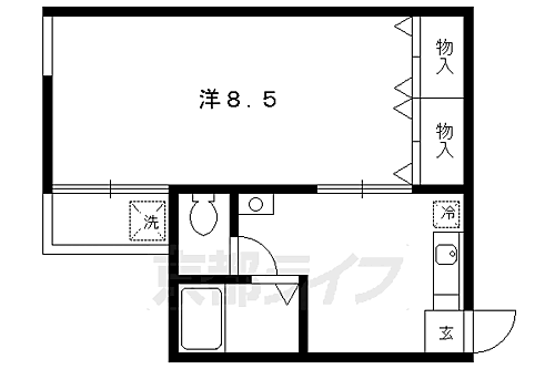 京都府京都市上京区浄福寺通五辻上る一色町 今出川駅 1K マンション 賃貸物件詳細