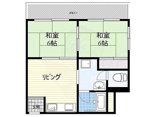 大阪府摂津市鶴野4丁目 摂津駅 2LDK マンション 賃貸物件詳細