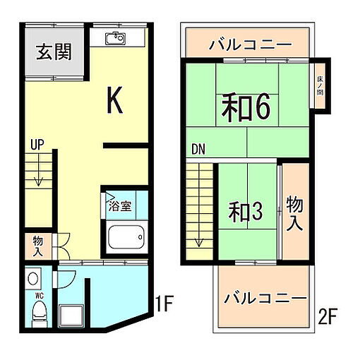 大阪府大阪市西淀川区佃２丁目 賃貸一戸建て