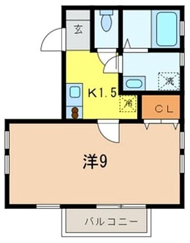 オリエンタル　コスモ 2階 1K 賃貸物件詳細