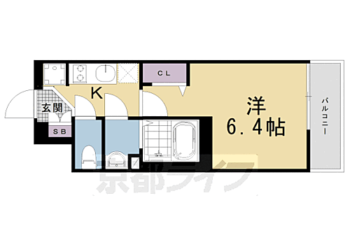 ファステート京都ステーションウォズ 3階 1K 賃貸物件詳細