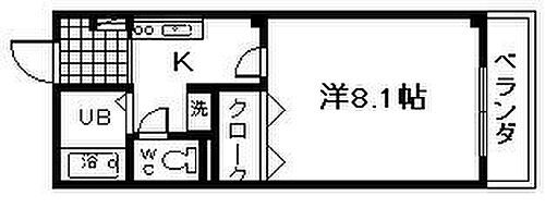 フローレスハタ 1階 1K 賃貸物件詳細