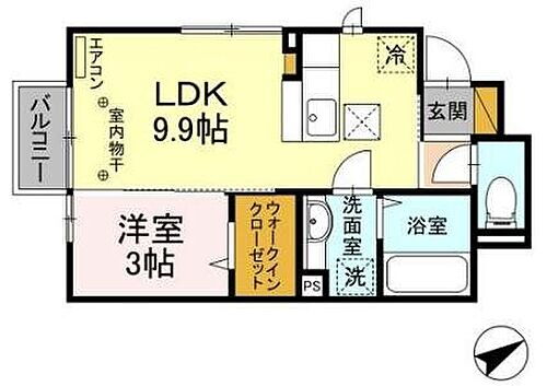 茨城県日立市森山町1丁目 大甕駅 1LDK アパート 賃貸物件詳細