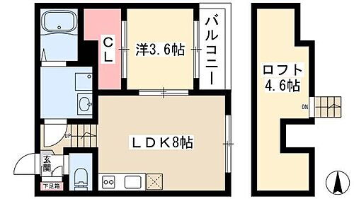 愛知県名古屋市中村区中村町4丁目45-2 中村日赤駅 1LDK アパート 賃貸物件詳細