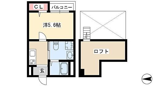 愛知県名古屋市西区万代町2丁目18-1 浄心駅 1K アパート 賃貸物件詳細