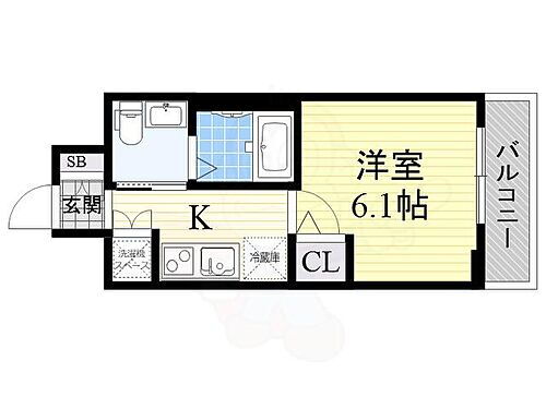 レジュールアッシュ北大阪ＧＲＡＮＤ　ＳＴＡＧＥ 9階 1K 賃貸物件詳細