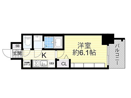大阪府大阪市西淀川区姫里2丁目2番31号 姫島駅 1K マンション 賃貸物件詳細